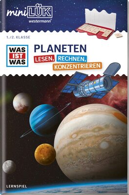 Alle Details zum Kinderbuch miniLÜK: 1./2. Klasse miniLÜK WAS IST WAS PLANETEN ― Lesen, Rechnen, Konzentrieren (miniLÜK WAS IST WAS Grundschule) und ähnlichen Büchern