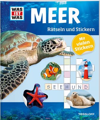 Alle Details zum Kinderbuch WAS IST WAS Rätseln und Stickern: Meer (WAS IST WAS Rätselhefte) und ähnlichen Büchern