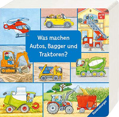 Alle Details zum Kinderbuch Was machen Autos, Bagger und Traktoren? und ähnlichen Büchern