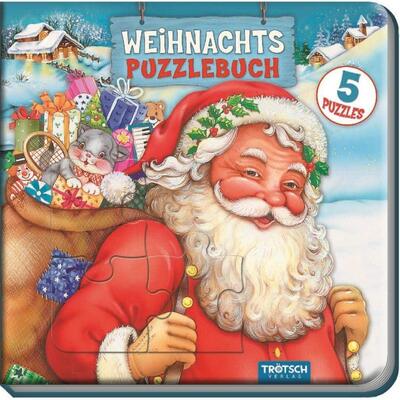 Alle Details zum Kinderbuch Weihnachts-Puzzlebuch: 5 Puzzles mit Farbvorlage und ähnlichen Büchern