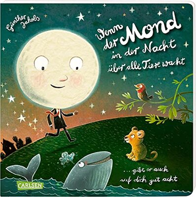 Alle Details zum Kinderbuch Wenn der Mond in der Nacht über alle Tiere wacht ... gibt er auch auf dich gut acht: Eine wunderbare Gutenachtgeschichte in Reimen ab 3 Jahren und ähnlichen Büchern