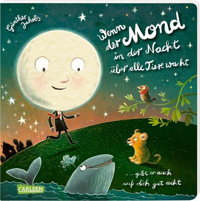 Alle Details zum Kinderbuch Wenn der Mond in der Nacht über alle Tiere wacht ... gibt er auch auf dich gut acht: Eine wunderbare Gutenachtgeschichte in Reimen ab 3 Jahren und ähnlichen Büchern