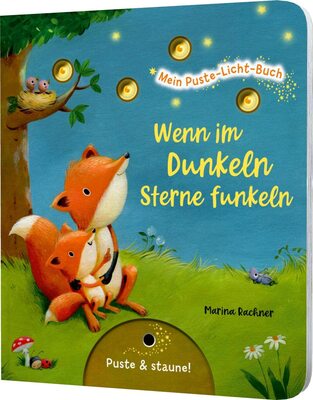 Mein Puste-Licht-Buch: Wenn im Dunkeln Sterne funkeln: Gute-Nacht-Buch mit Puste-Licht und LED-Lämpchen, Mitmachbuch für Kinder ab 18 Monaten bei Amazon bestellen