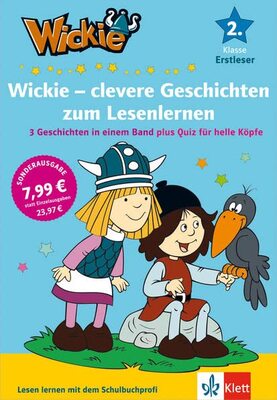 Alle Details zum Kinderbuch Wickie - clevere Geschichten zum Lesenlernen: 3 Geschichten in einem Band plus Quiz für helle Köpfe: 3 Geschichten in einem Band plus Quiz für helle ... lernen mit Wickie und die starken Männer) und ähnlichen Büchern