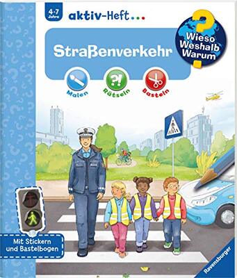 Alle Details zum Kinderbuch Wieso? Weshalb? Warum? aktiv-Heft: Straßenverkehr und ähnlichen Büchern