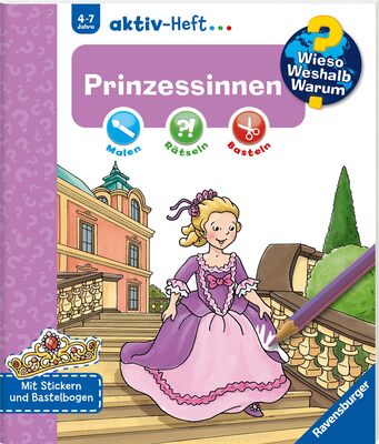 Alle Details zum Kinderbuch Wieso? Weshalb? Warum? aktiv-Heft: Prinzessinnen und ähnlichen Büchern