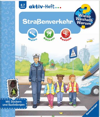 Alle Details zum Kinderbuch Wieso? Weshalb? Warum? aktiv-Heft: Straßenverkehr und ähnlichen Büchern