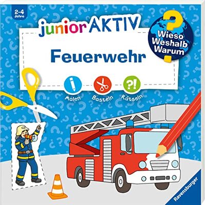 Alle Details zum Kinderbuch Wieso? Weshalb? Warum? junior AKTIV: Feuerwehr und ähnlichen Büchern