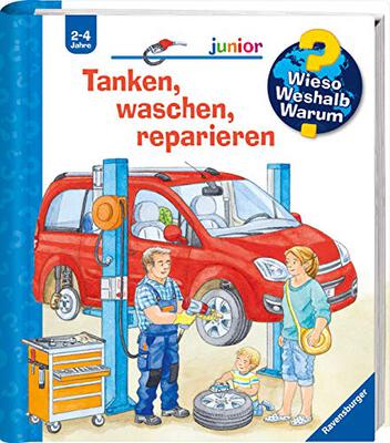 Alle Details zum Kinderbuch Wieso? Weshalb? Warum? junior, Band 69: Tanken, waschen, reparieren (Wieso? Weshalb? Warum? junior, 69) und ähnlichen Büchern