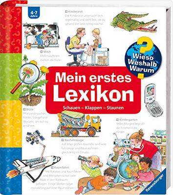 Alle Details zum Kinderbuch Wieso? Weshalb? Warum?: Mein erstes Lexikon: Schauen-Klappen-Staunen und ähnlichen Büchern