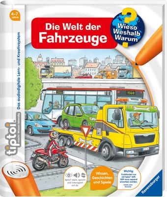 Alle Details zum Kinderbuch tiptoi® Wieso? Weshalb? Warum? Die Welt der Fahrzeuge: mit über 800 Sounds (tiptoi® Wieso? Weshalb? Warum?, 12) und ähnlichen Büchern