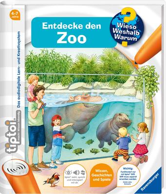 Alle Details zum Kinderbuch tiptoi® Wieso? Weshalb? Warum? Entdecke den Zoo (tiptoi® Wieso? Weshalb? Warum?, 20) und ähnlichen Büchern