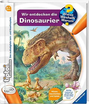 Alle Details zum Kinderbuch tiptoi® Wieso? Weshalb? Warum? Wir entdecken die Dinosaurier und ähnlichen Büchern