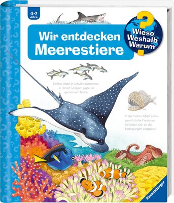 Alle Details zum Kinderbuch Wieso? Weshalb? Warum?, Band 27: Wir entdecken Meerestiere (Wieso? Weshalb? Warum?, 27) und ähnlichen Büchern