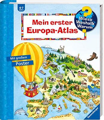 Alle Details zum Kinderbuch Wieso? Weshalb? Warum?: Mein erster Europa-Atlas und ähnlichen Büchern