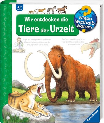 Alle Details zum Kinderbuch Wir entdecken die Tiere der Urzeit (Wieso? Weshalb? Warum?, Band 7) und ähnlichen Büchern