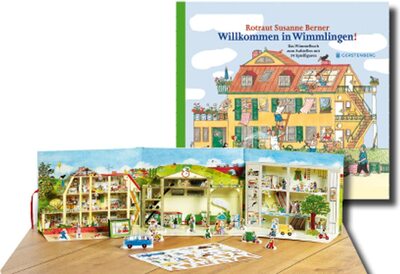 Willkommen in Wimmlingen!: Das Wimmelbuch zum Aufstellen mit 34 Spielfiguren bei Amazon bestellen