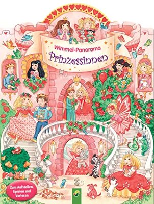 Wimmel-Panorama Prinzessinnen: Leporello zum Aufstellen, Spielen und Vorlesen für Kinder ab 3 Jahren bei Amazon bestellen