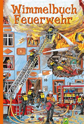 Alle Details zum Kinderbuch Wimmelbuch Feuerwehr für Kinder ab 3 Jahren: Großformat, stabile Pappe für die Kleinsten (Wimmelbücher) und ähnlichen Büchern
