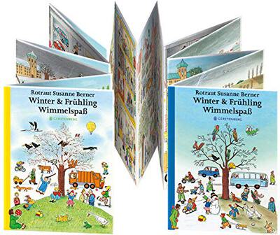 Alle Details zum Kinderbuch Winter & Frühlings Wimmelspaß: Wende-Leporello und ähnlichen Büchern