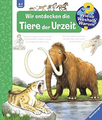 Alle Details zum Kinderbuch Wir entdecken die Tiere der Urzeit (Wieso? Weshalb? Warum?, Band 7) und ähnlichen Büchern