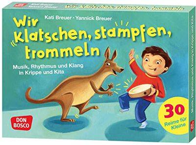 Alle Details zum Kinderbuch Wir klatschen, stampfen, trommeln: Musikalische Früherziehung mit Orff-Instrumenten trifft auf Sprachförderung. Kartenset mit Klanggeschichten (30 Reime für Kleine auf Bildkarten) und ähnlichen Büchern