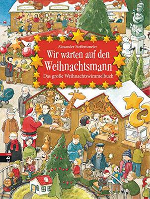 Wir warten auf den Weihnachtsmann: Das große Weihnachtswimmelbuch bei Amazon bestellen