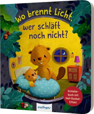 Alle Details zum Kinderbuch Wo brennt Licht, wer schläft noch nicht?: Schalt das Licht aus mit Schiebeelementen und ähnlichen Büchern