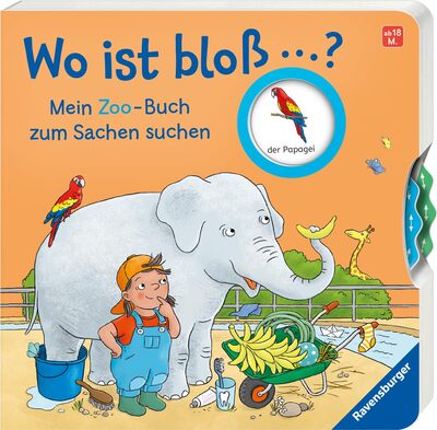 Alle Details zum Kinderbuch Wo ist bloß...? Mein Zoo-Buch zum Sachen suchen und ähnlichen Büchern