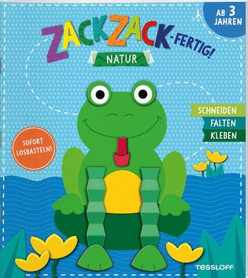 Alle Details zum Kinderbuch Zack, zack - fertig! Natur: Schneiden. Falten. Kleben.Für Kinder ab 3 Jahren und ähnlichen Büchern