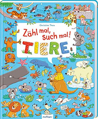 Alle Details zum Kinderbuch Zähl mal, such mal! Tiere: Großes Suchspaßbuch mit über 60 Suchaufgaben und ähnlichen Büchern