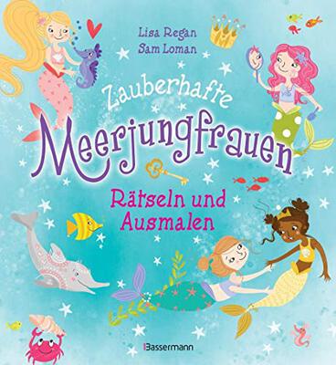 Alle Details zum Kinderbuch Zauberhafte Meerjungfrauen - Rätseln und Ausmalen. Durchgehend vierfarbig.: Ab 6 Jahren. Kinderrätsel, Bilderrätsel, Labyrinthe, Wortsuchspiele, Suchbilder, Sudokus, Ausmalbilder und vieles mehr und ähnlichen Büchern