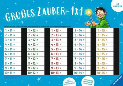 Alle Details zum Kinderbuch Zaubertafel: Großes Zauber-1x1 (Ravensburger Zaubertafel) und ähnlichen Büchern