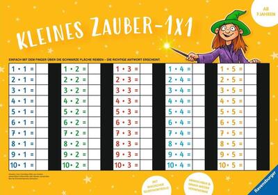 Alle Details zum Kinderbuch Zaubertafel: Kleines Zauber-1x1 (Ravensburger Zaubertafel) und ähnlichen Büchern