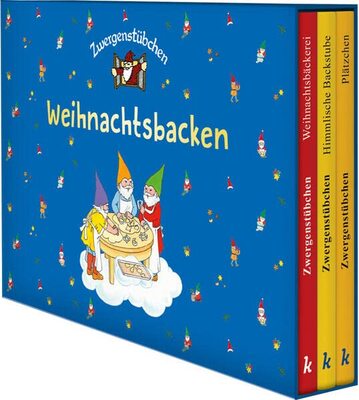 Alle Details zum Kinderbuch Zwergenstübchen-Schuber - Weihnachtsbacken: 3 Backbücher in einer Sammelbox: Himmlische Backstube, Weihnachtsbäckerei, Plätzchen (Zwergenstübchen - ... und Kochbücher für Kinder, Eltern, Familien) und ähnlichen Büchern